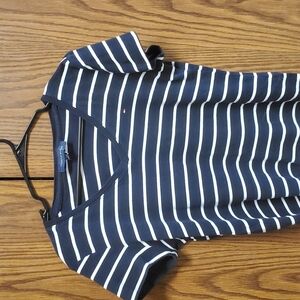 Tommy Hilfiger Women's Navy Striped Top